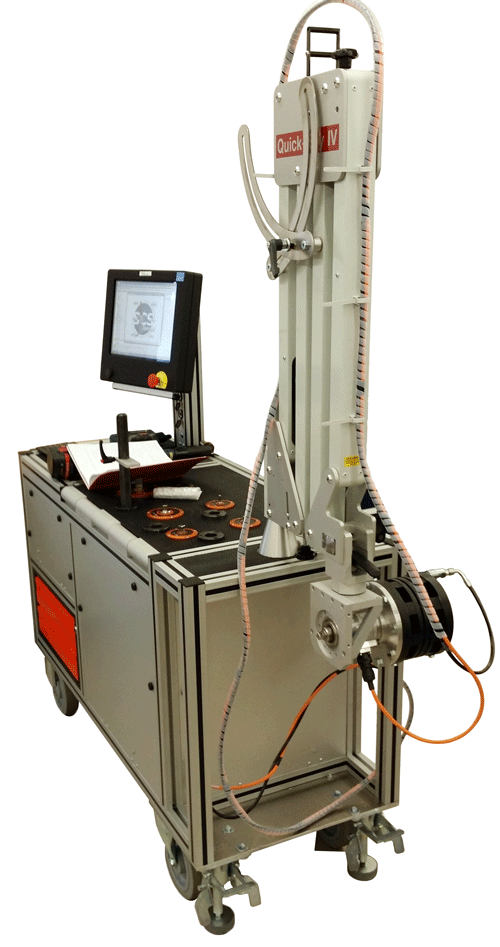 FTY bench featuring a swing arm with external brake