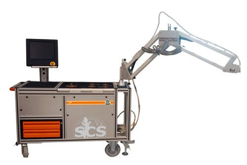 FTY bench featuring a swing arm with external brake