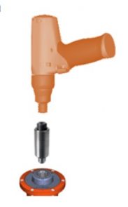 Test eines hydraulischen impulsschraubers