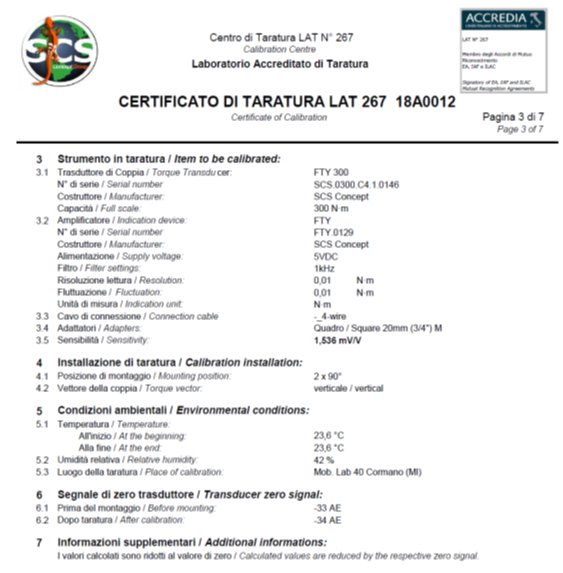 Norme DIN 51309: 2005 Présentation et Certificat de Calibration