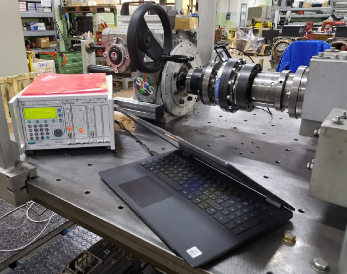 Taratura banchi di prova per motori elettrici